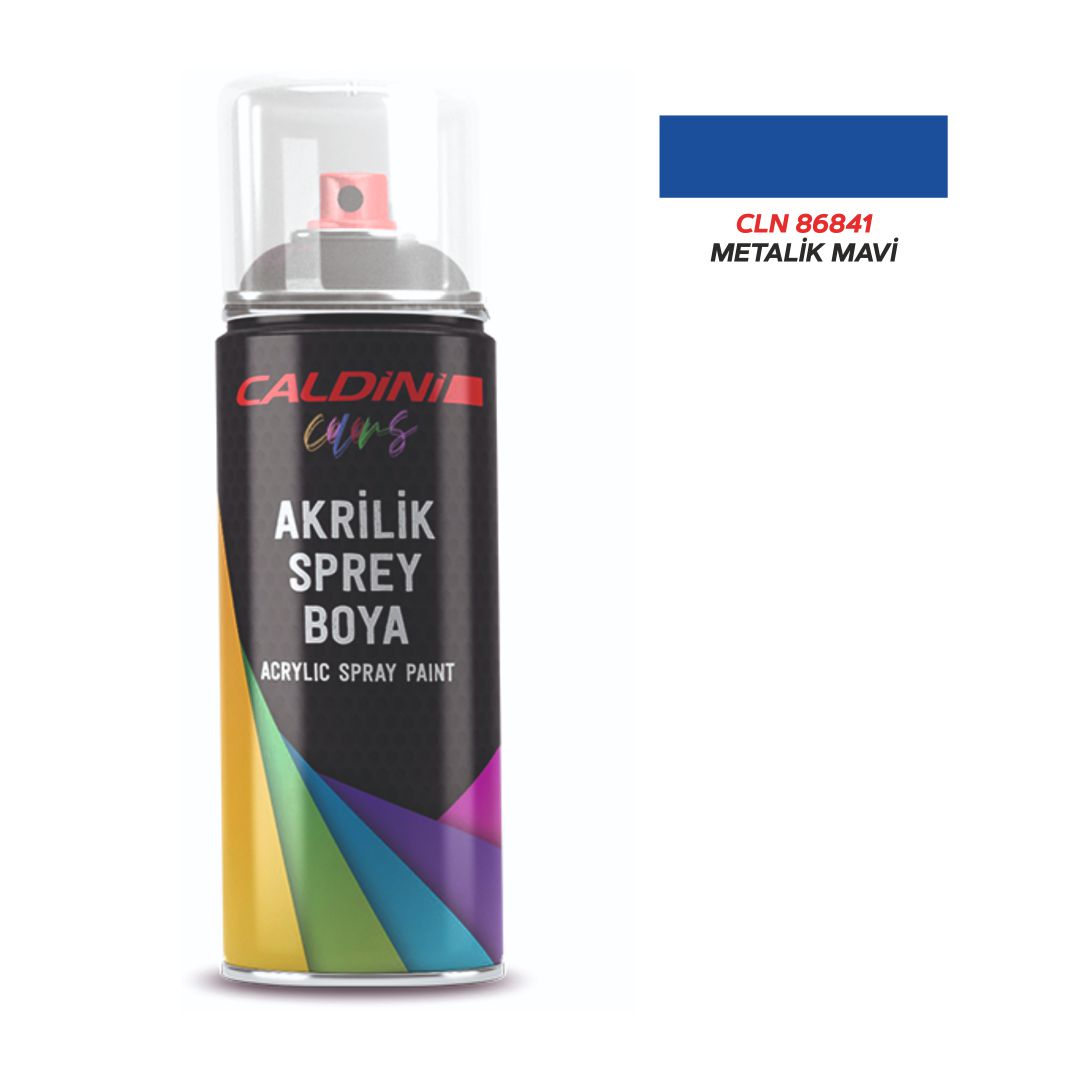 CALDINI AKRILIK METALIK MAVI 400 ml.